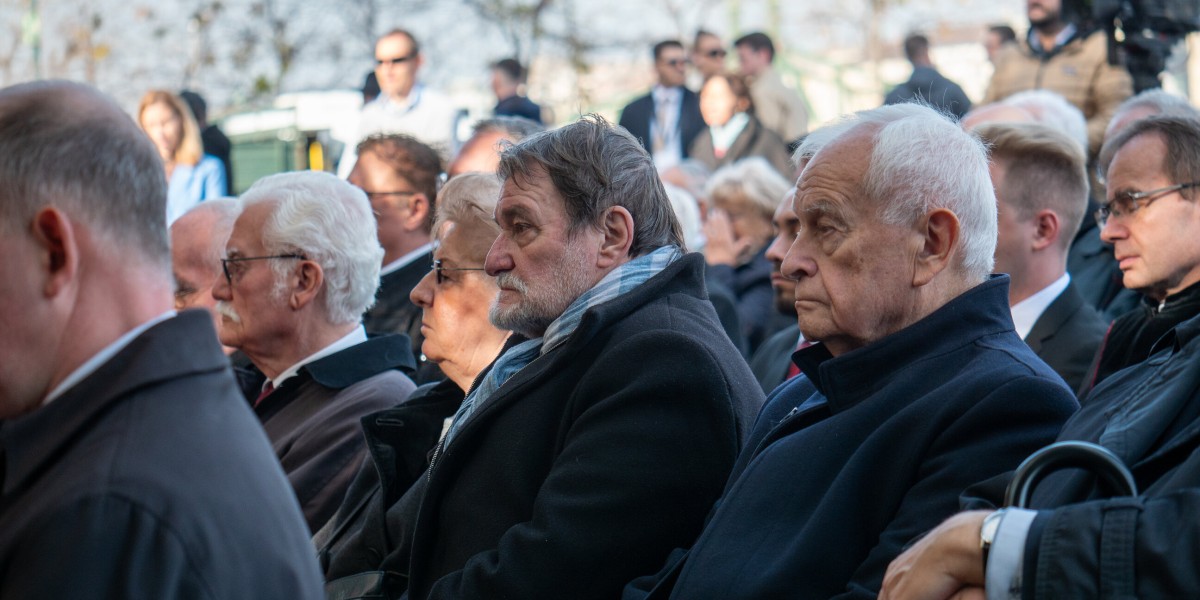 1956-os megemlékezés a Műegyetemnél