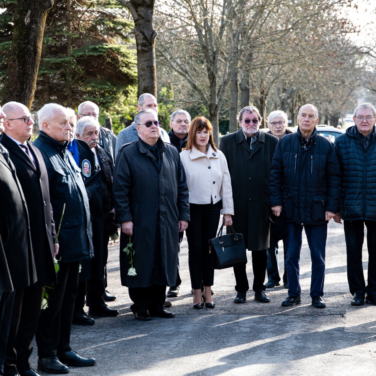 Megemlékezés Budapest ostromának civil áldozataira a Farkasréti temetőben